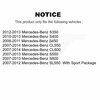 Ameribrakes Front Semi-Metallic Disc Brake Pads For Mercedes-Benz S550 SL550 CL550 S600 S350 S400 NWF-PRM1223